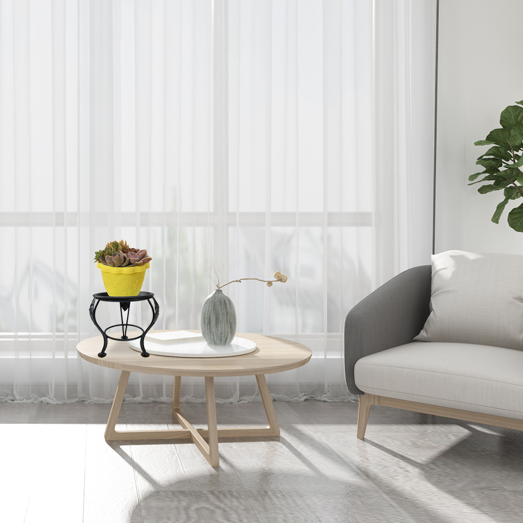 Indoor Outdoor Table Mini Plant Stand Rack Flower Pot Candle Holder Shelf Desktop Decoration