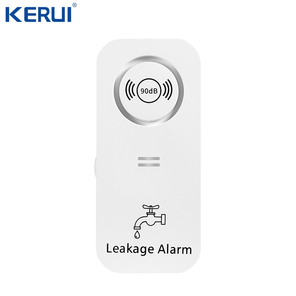 Kerui uavhengig vannlekkasje vannsensor alarm elektronisk vannlekkasjedetektor til boligalarm