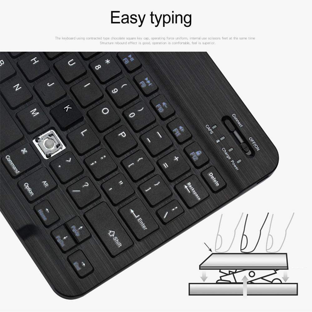 For IOS Android Windows System Universal Keyboard for iPad Xiaomi Samsung Mini Ultra Slim Portable Wireless Bluetooth Keyboard