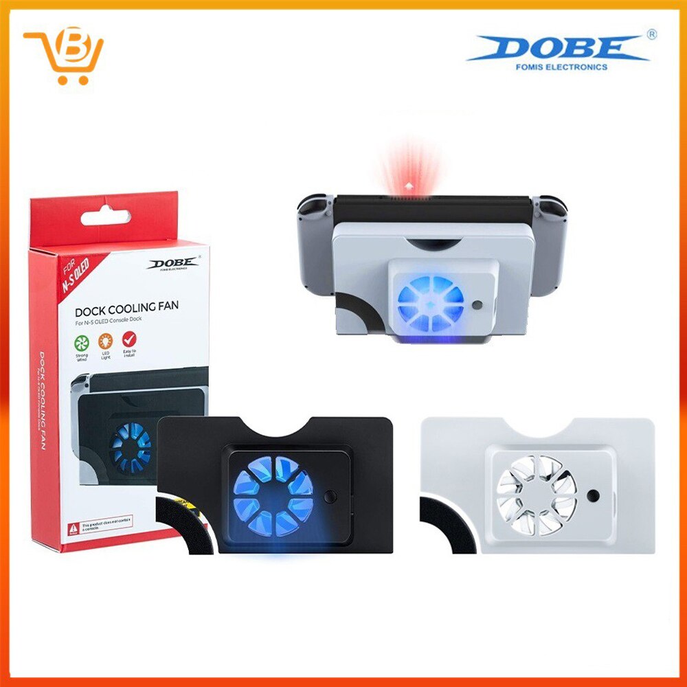 Refroidisseur Oled pour Nintendo Switch, accessoires de jeu, contrôle de la température, ventilateur de refroidissement pour Console de jeu, avec câble USB
