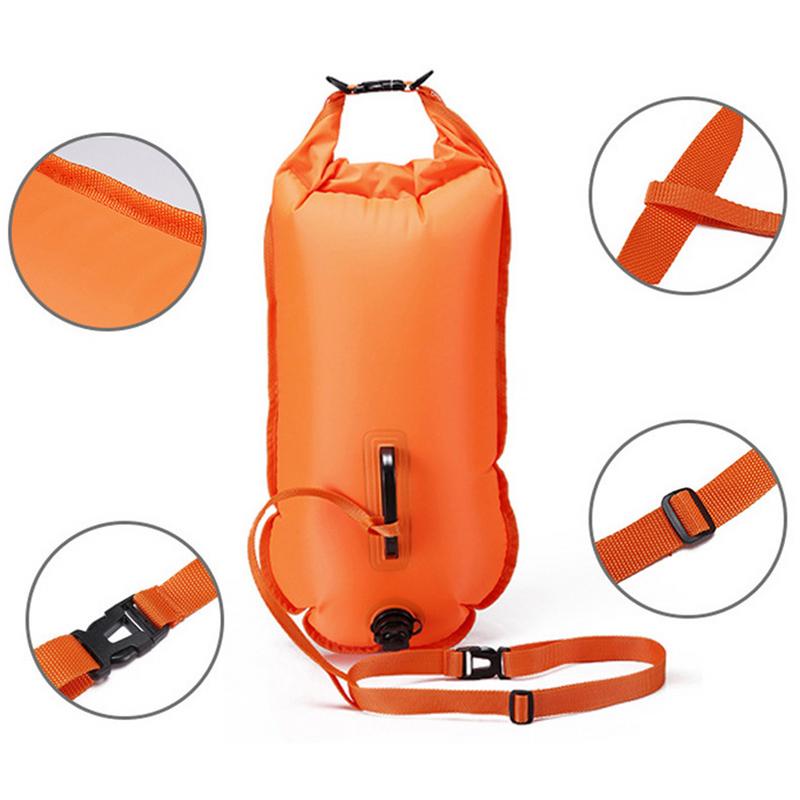 Outdoor Swimming Buoy Multifunction Swimming Drift Bag Swimming Float Waterproof PVC Lifebelt Water Sports