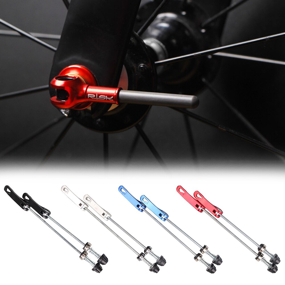 1 Pair MTB Quick Release Skewer Lever Mountain Bicycle Wheel Hub Front and Rear Clip Bolt Lever Axle Set