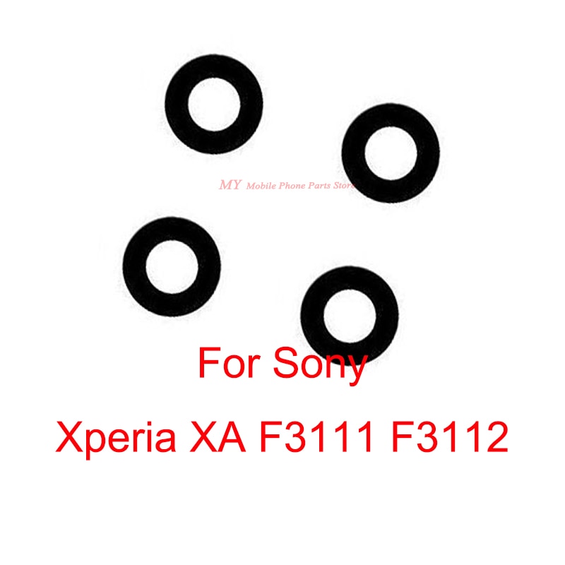 10 Pcs Back Rear Camera Glas Lens Voor Sony Xperia Xa F3111 F3112 Belangrijkste Camera Lens Glas Cover Met Lijm sticker Vervanging