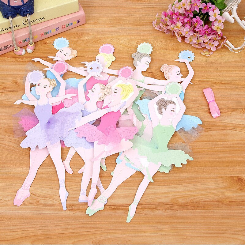 10 Stks/pak Ballerina Pull Vlaggen Ballet Banner Baby Shower Anniversary Gelukkige Kinderen Dag Verjaardagsfeestje Decoraties Levert