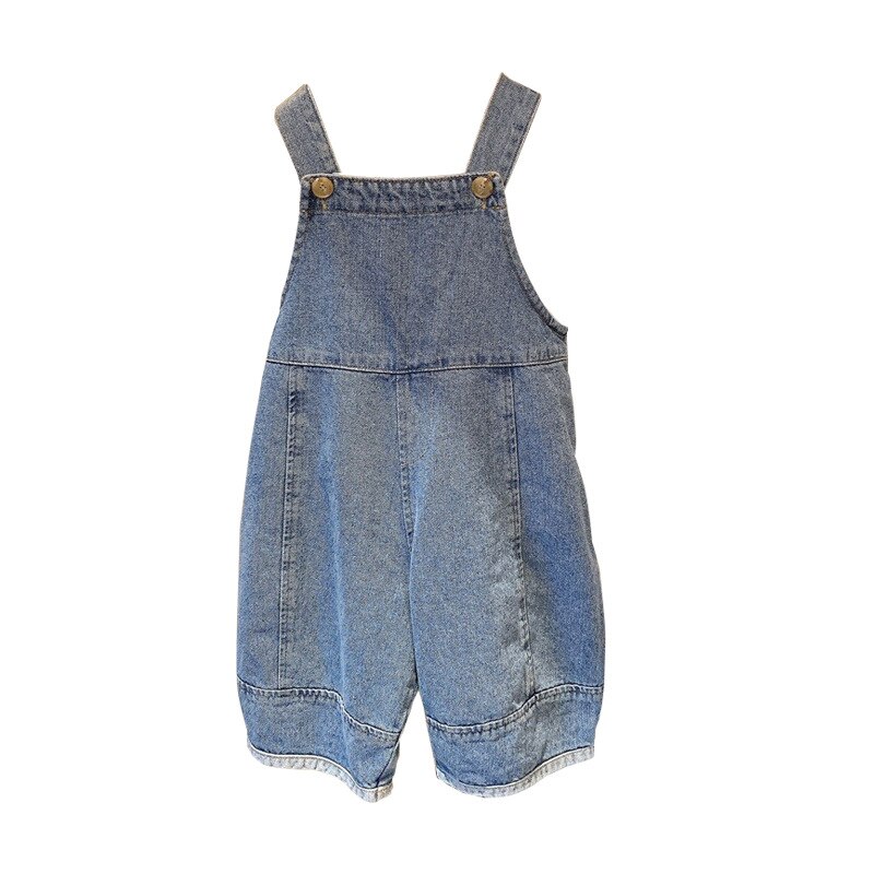 Garçons mignons filles salopette en Denim en vrac enfants pantalons en Denim décontractés pantalons enfants salopette en Denim