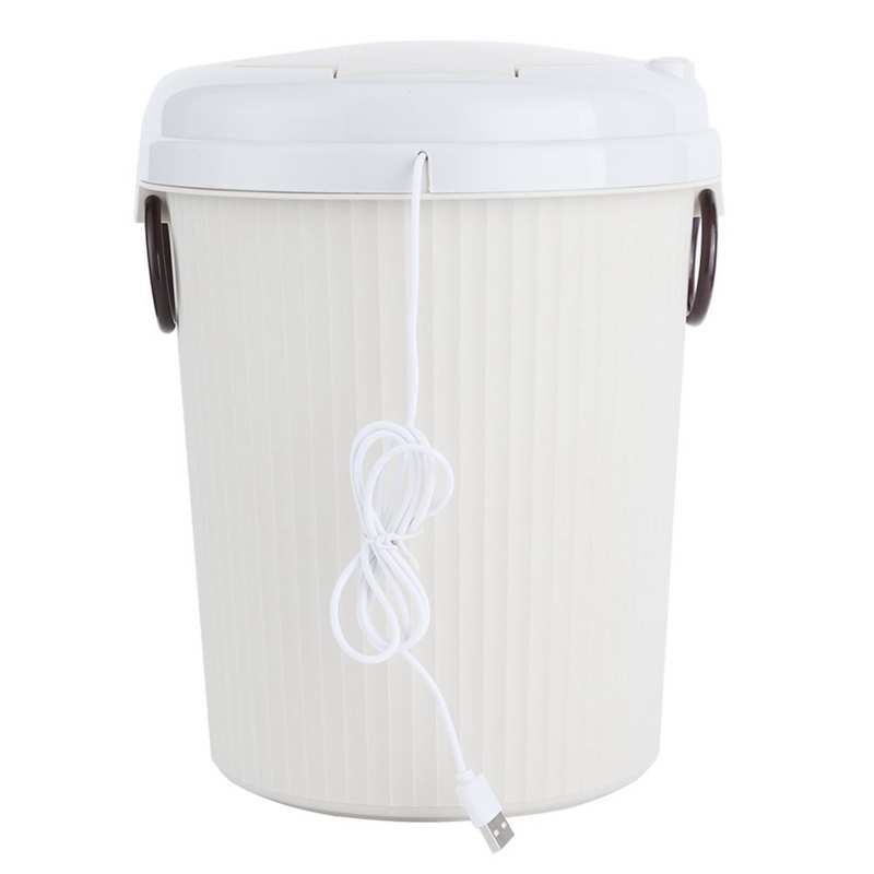 8L Mini Washing Machine Ultrasonic Clothes Underwears Washer Home Travel Laundry Cleaner