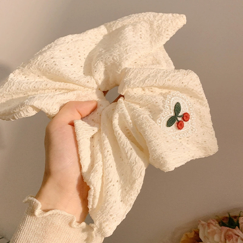 Elegante grande lenço quadrado círculo de cabelo para mulheres meninas elástico cetim hairbands laços de cabelo moda bandana acessórios para o cabelo: Cáqui escuro