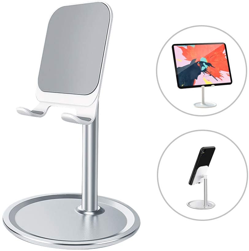Phone Stand Adjustable Tablet Mobile Cell Phone Stand Dock Holder Desktop Stand for Phone 11 Xs Xs Max XR Desktop Phone Holder