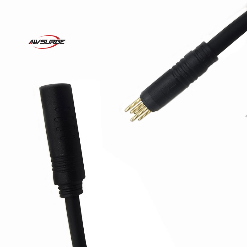 9Pin EBike Motor Extension Cable Connector Female To Male Electric Bike Motor Cables For E-bike Accessory