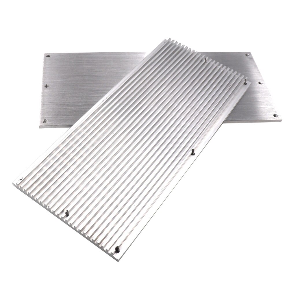 220 x 100 x 8mm rektangel ledet køleplade aluminium kølebræt radiator til cob led pære varmeafledning strålepanel