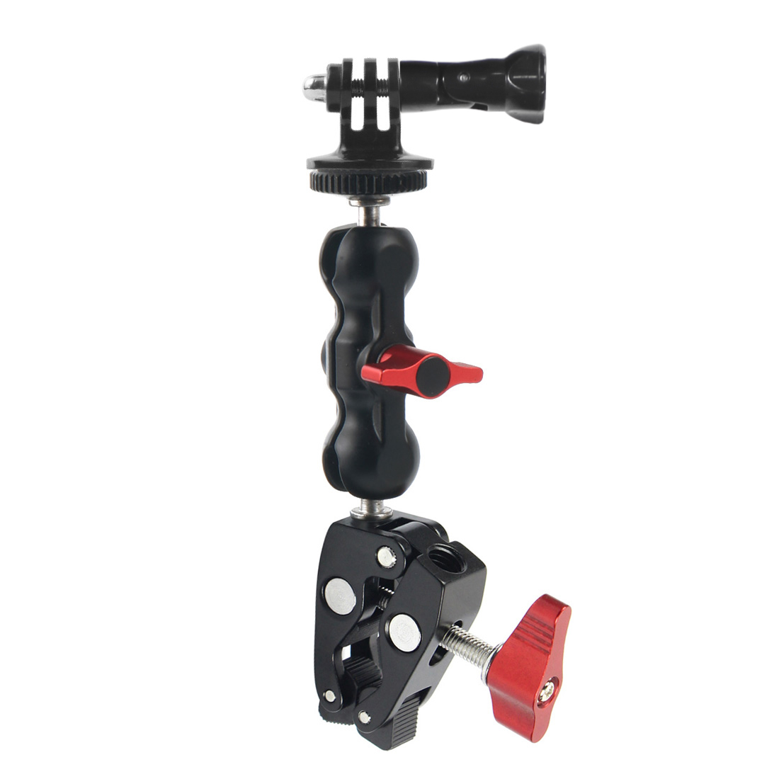 Adjustable Friction Articulating Magic Arm 7 9 11 inch 1/4" Cold Shoe Mount Super Clamp for Flash Light Monitor Video SLR Camera: light yellow