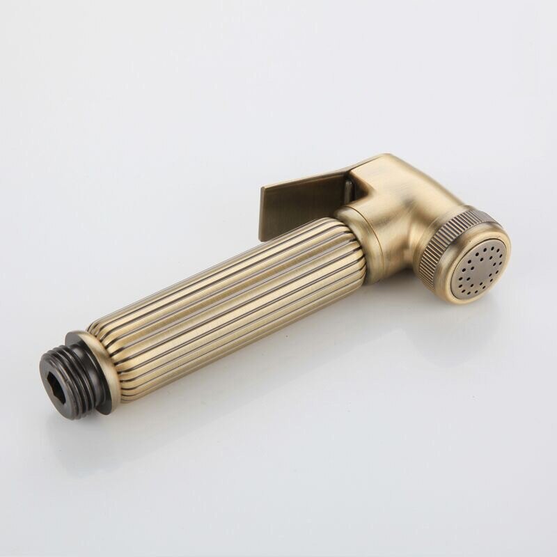 Green bronze Bidet Bathroom Hand Shower Bidet Toilet Sprayer Hygienic Shower Bidet Tap Wall Mount Bidet Faucet: spray gun only C