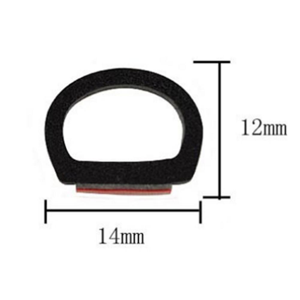 Rubber Seal Filler Car Large Size D Character Model Weatherstrip Sound Insulation Seal Filler 3M Car Rubber Seal Filler