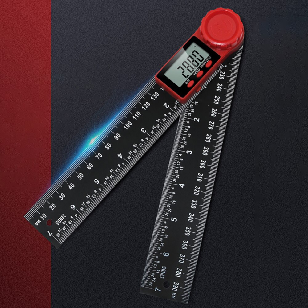 0-200mm 8'' Digital Meter Angle Inclinometer Angle Digital Ruler Electron Goniometer Protractor Angle finder Measuring Tools