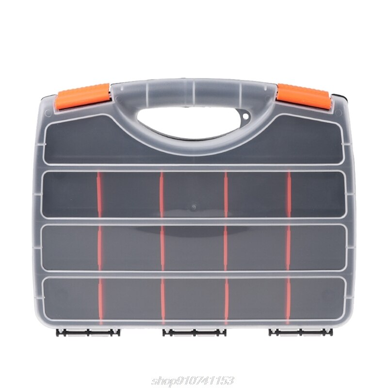 Plastic Hand Tool Storage Case Spanner Screwdriver Parts Hardware Organizer Box N09 20