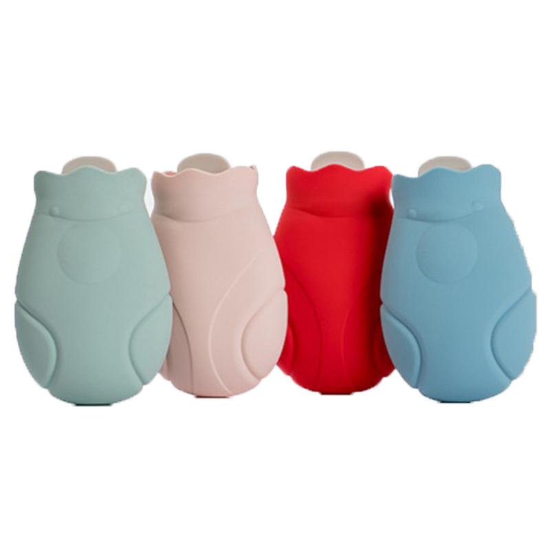 Bouteille d'eau chaude en Silicone | Chauffe-mains pour micro-ondes, résistant aux fissures, bouteille chaude