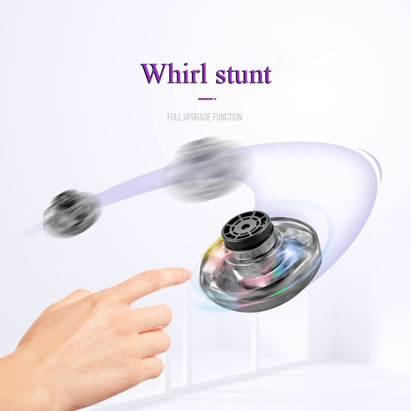 Mini Drone à commande manuelle gyroscopique de , Rechargeable par USB, lumière LED, jouet volant à Induction amusant