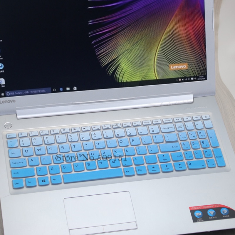 Til lenovo ideapad 300 17 300-17 700 700-15 700-17 500s-15 idé pad 700-15 isk 15.6 tommer silikone tastatur cover beskytter hud
