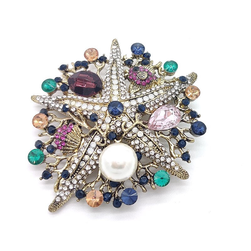 Pd Broche Lente Zomer Super Zeester Dames Hoed Pin Accessoires Parel Parel Broches Voor Vrouwen Sieraden Panochas: Goud-kleur