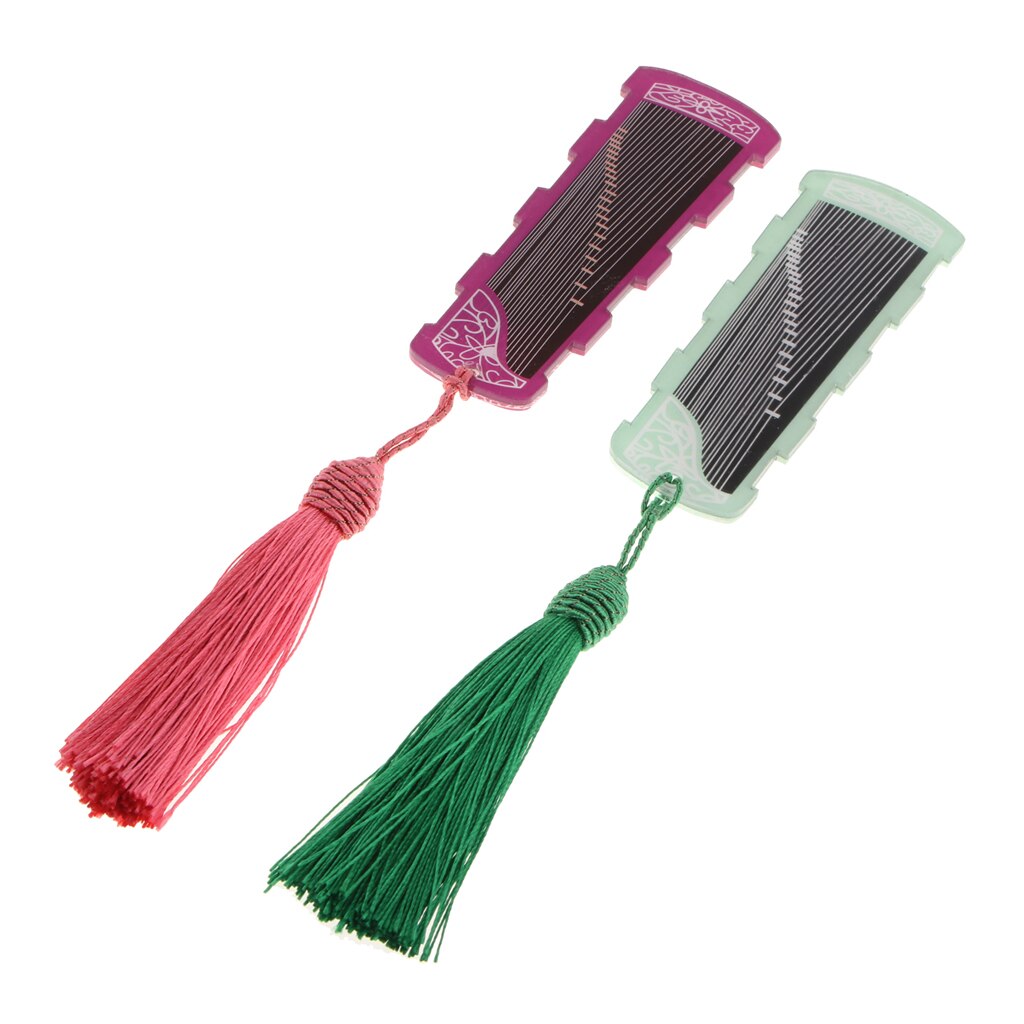 MagiDeal chińska cytra Guzheng palec wybiera taśma klejąca narzędzie robić kart 2 sztuk