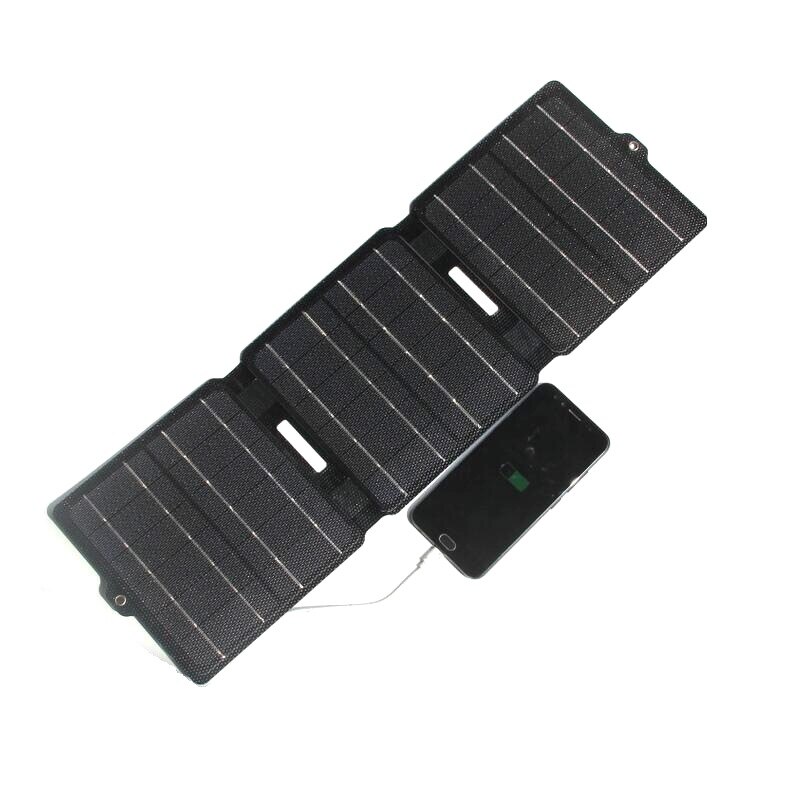 Fovitour-cargador de Panel Solar portátil, 15W, ETFE, laminado, plegable, resistente al agua, para exteriores