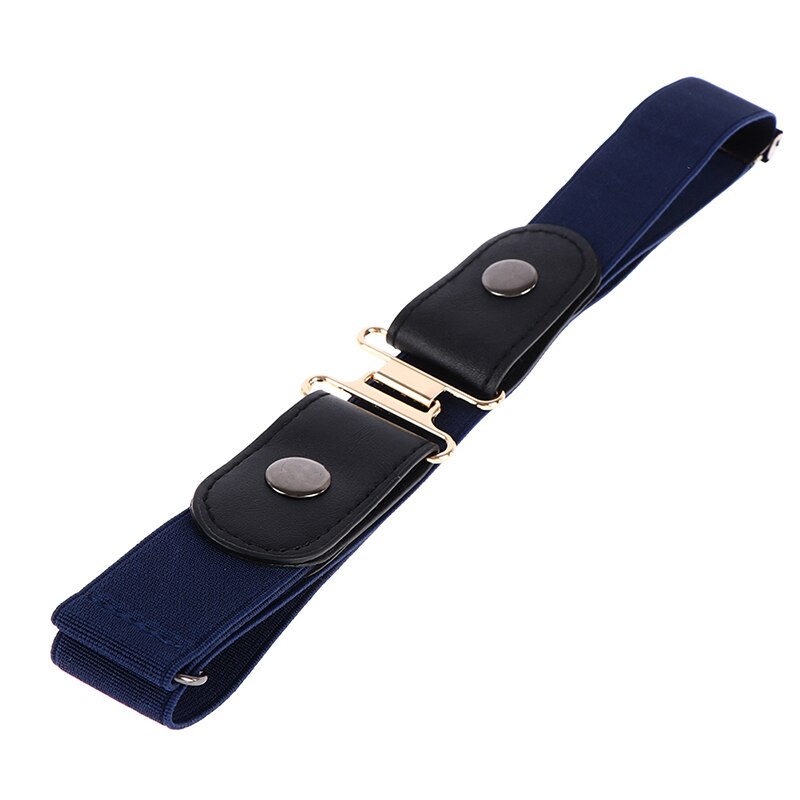 Women Buckle Stretch Belt Belt Invisible Elastic Waist Belt Unisex Jeans Pants: 4