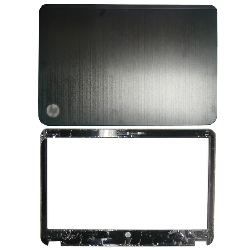 para HP ENVY 4 ENVY4-1000 4-1008 4-1040 TPN-C102 Laptop LCD cubierta trasera/bisel frontal/reposamanos/cubierta inferior 686574-001 negro: AB Cover