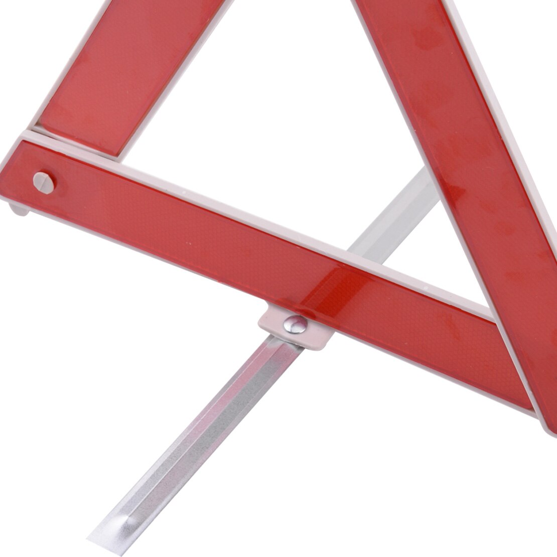 Car Auto Foldable Red Reflective Warning Triangle Frame w/Pack Box Emergency Breakdown Safety Hazard Travel Kit