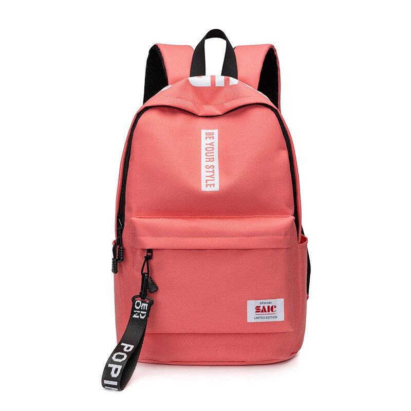 waterproof travel Backpack Women Backpack Shoulder Bag School Bags For Teenage Girls Children School Backpacks Female: pink