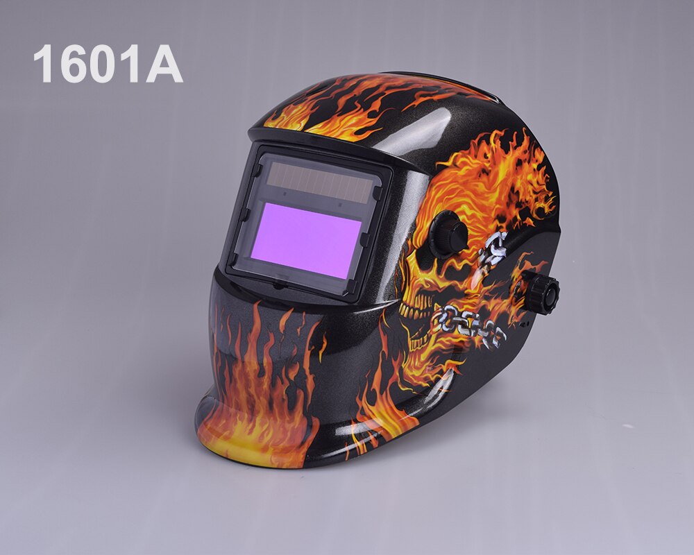 Auto Verdunkelung Einstellbare Palette MIG MMA Elektrische Schweißen Maske Helm Schweißen Objektiv für Schweißen Maschine: 1601A