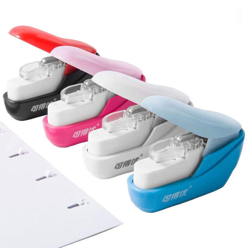 Handheld Stapleless Stapler Without Staples Free Stapler School Paper Staplers Office Bookbinding Supplies