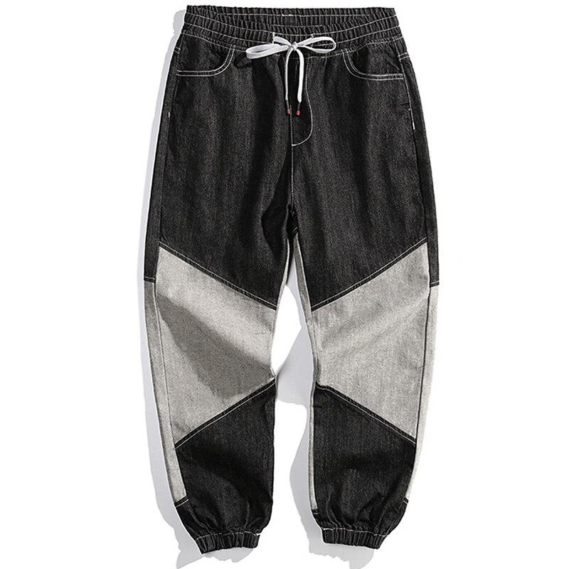 M -5xl hiphop jeans plus size denim broek heren losse casual jonge man grote merken broeken