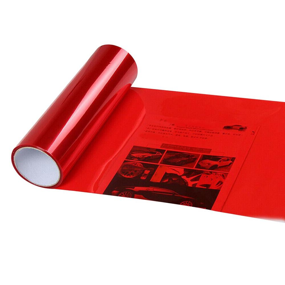 Linterna del coche de la luz trasera tinte de vinilo película única etiqueta linterna del coche de la película de cambio color de luz de la luz de niebla de La etiqueta engomada