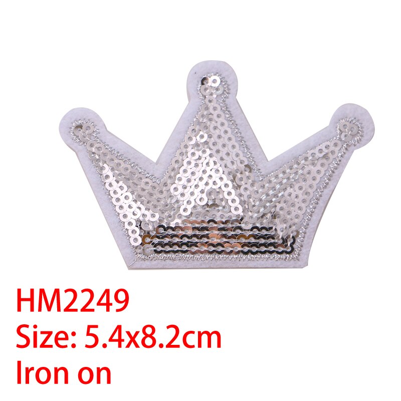 Cartoon Decoratieve Patch Hoge Hakken, Kroon, Boog, gem Icoon Geborduurde Applique Patches Voor Diy Ijzer Op Badges Op Kleding Stickers: HM2249
