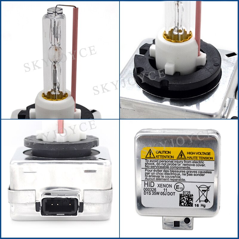 SKYJOYCE-bombilla de Xenón HID de 12V, 35W, D1S, D1S, de cerámica, 3000K, 4300K, 5000K, D1S, 6000K, 8000K, 10000K, D1S