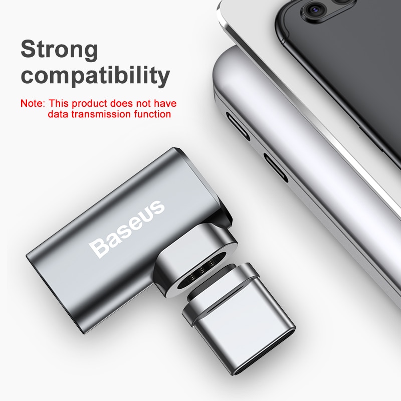 Baseus Usb Type C Kabel Naar Type-C Magnetische Adapter Voor Macbook Samsung S8 S9 Oneplus 5 5T 6 Snelle Opladen Magneet USB-C Connector