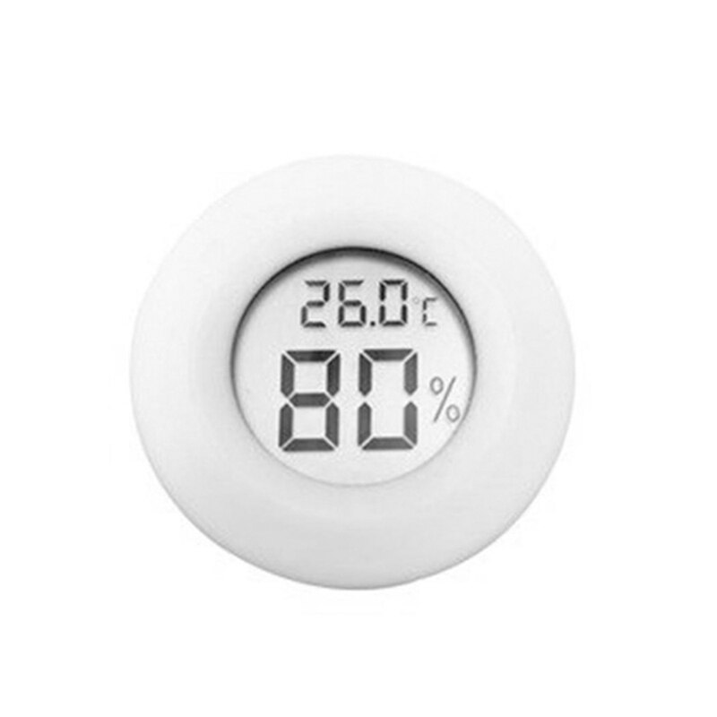 Elektronische Thermometer Draagbare Ronde Hygrometer Digitale Lcd Hygrometer Thermometer Indoor Slaapkamer Outdoor Kas