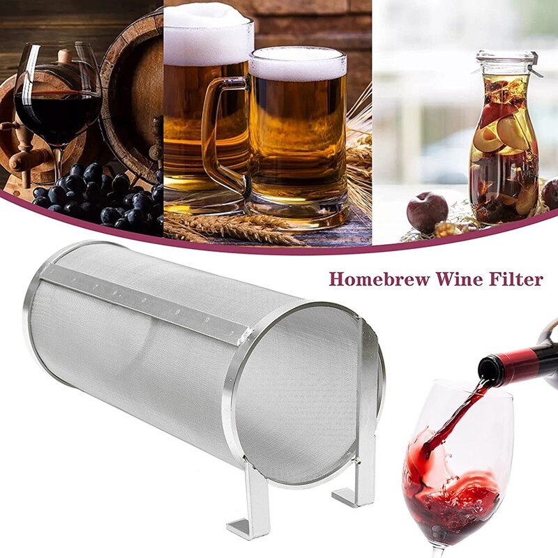 Dry Beer Hopper Filter, Stainless Steel Hopper Spider Beer Filter for Home Brew Hops Beer Wine or Coffee