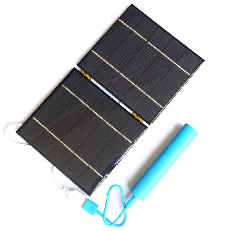 12W 5V Solar Panel Solar Charger for Mobile Power Bank /3.7V Battery System Light: Default Title