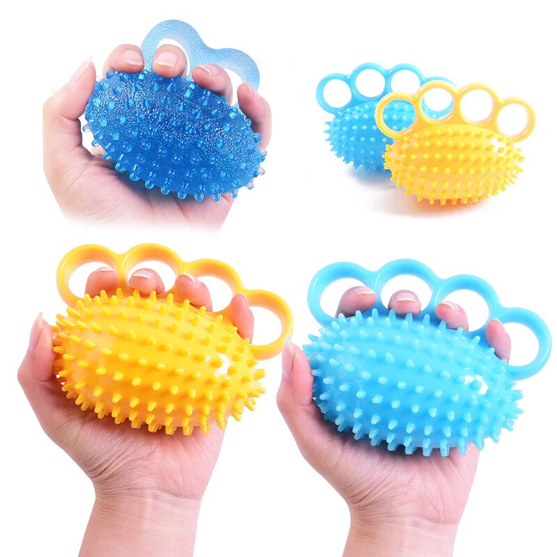 Finger Grip Ball Massage Rehabilitation Training Elderly Exercise Ball Hand Finger Strength Circle Grip Device