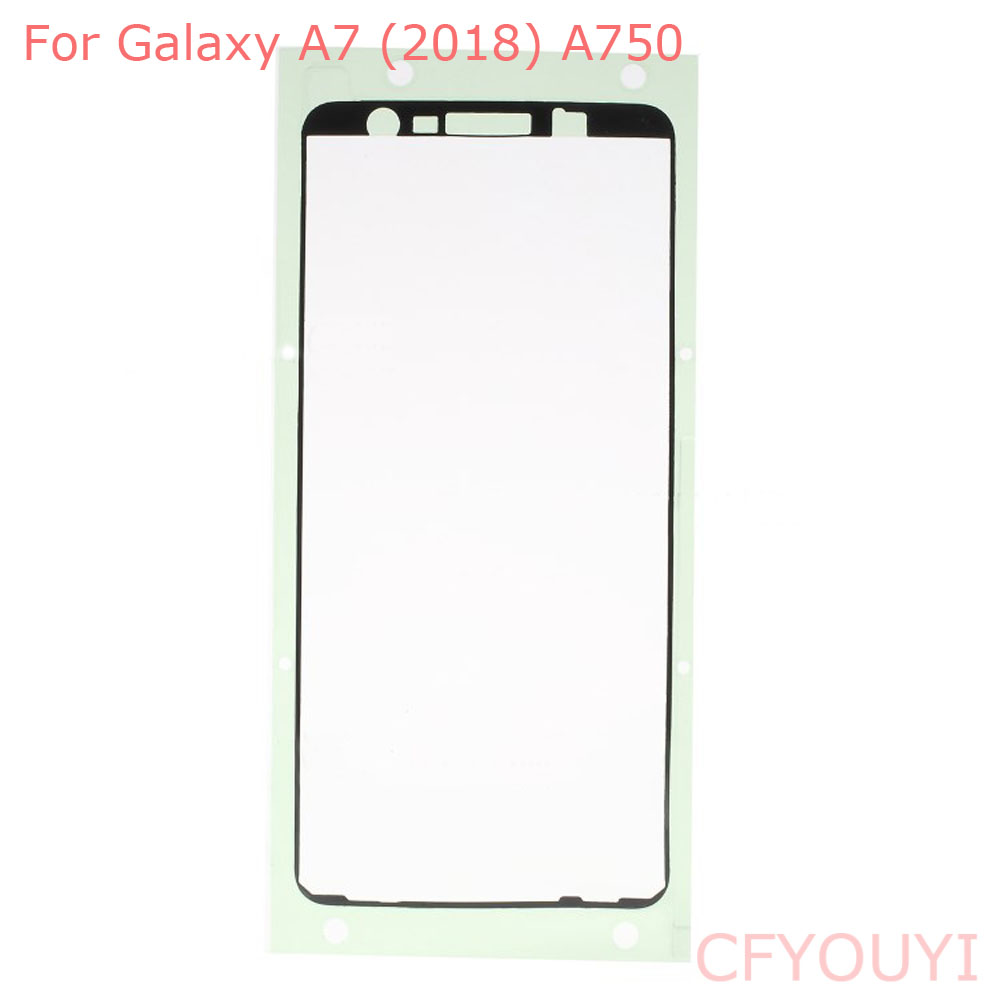 10 ~ 100 stücke Für Samsung Galaxy A7 ) A750 Front Rahmen LCD Lünette Gehäuse Anhaftender Aufkleber