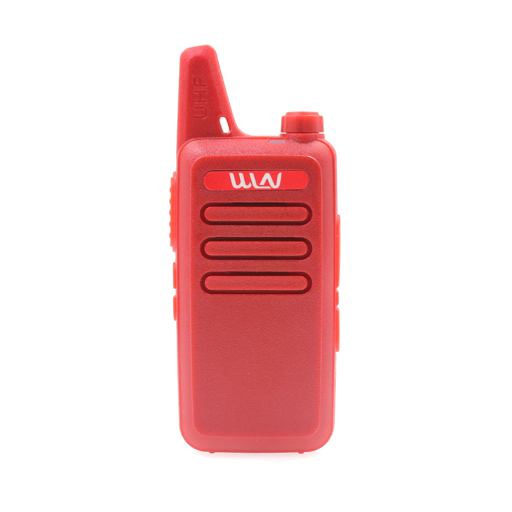 Mini Walkie Talkie WLN KD-C1UHF 400-470 MHz 5W With 16 Channels Two Way Radio: KD-C1-Red