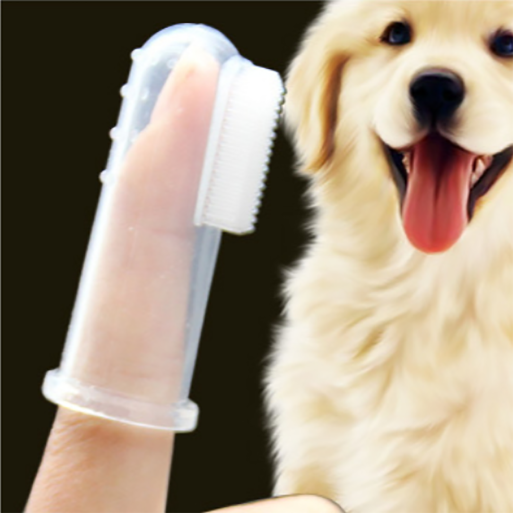 Super weiche haustier finger zahnbürste katze und hund pinsel mundgeruch zahnstein dental care werkzeug hund katze reinigung silikon pet liefert
