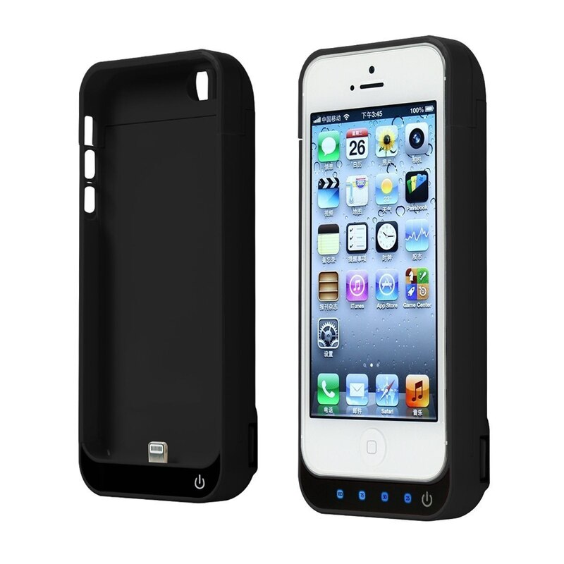 Protective Cover High Capacity 4200mAh Battery Case for iPhone 5 5C 5S SE Portable Charger Backup External Power Bank