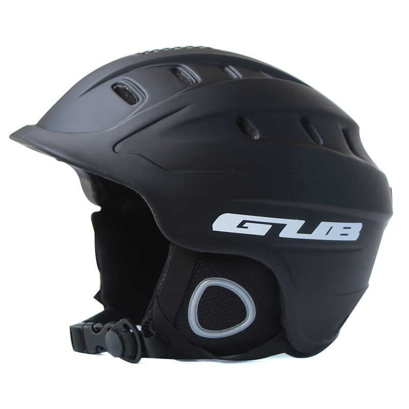 Half Overdekt Integraal Gegoten Ce Ski Helm Voor Man Vrouwen Skateboard Ski Helmen Snowboard Fiets Sport Helmetm Mens: Black