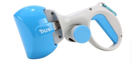 Pet Toilet Picker Portable Dog Poop Picker with Garbage Bag Pet Clamp cat litter box furnitur large dog bed cat litter: blue