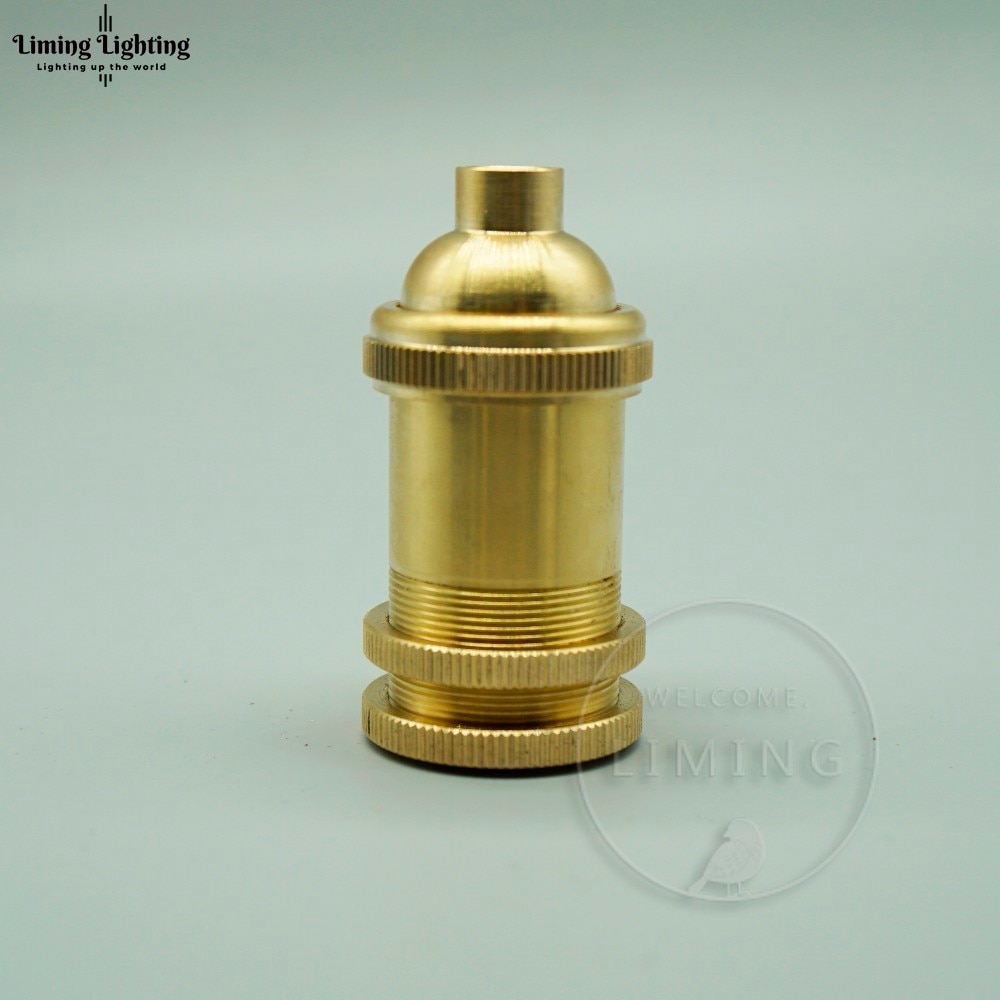 5 pièces E14 laiton douille de lampe Antique Edison cuivre pied de lampe ampoule support de lampe adaptateur ampoule support de lampe pour bricolage pendentif lumières M10