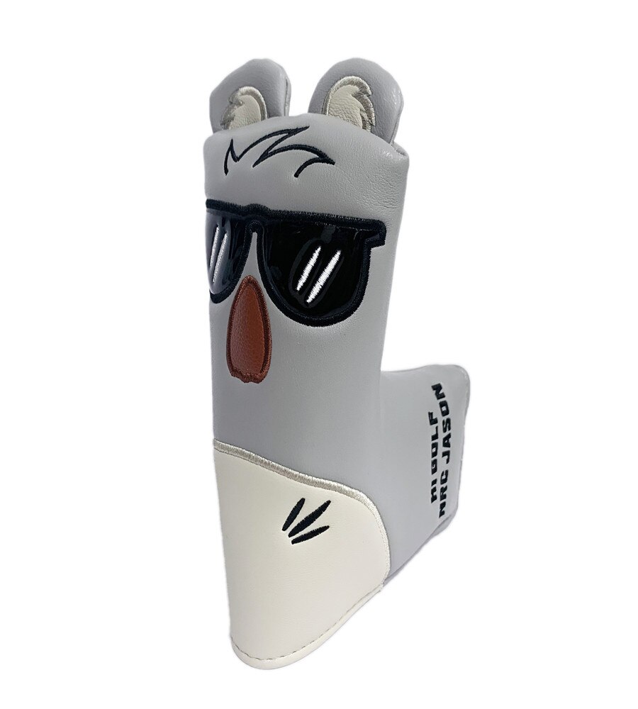 Golf Verein Headcovers 1Stck Klinge Putter Sonnenbrille Koala Wasserdichte PU Leder