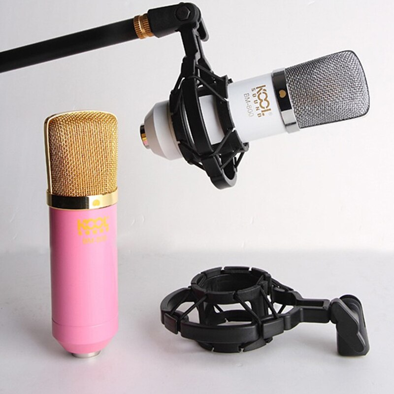 1Pcs Studio Universele Plastic Microfoon Shock Mount Mic Stand Voor Opname Microfoons Condensor Holder Mic Clip