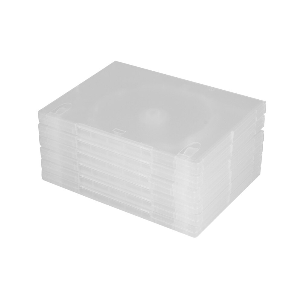 6PCS Storage Box Transparent Case Package Portable for Home Cinema - Single Disc: Picture 1
